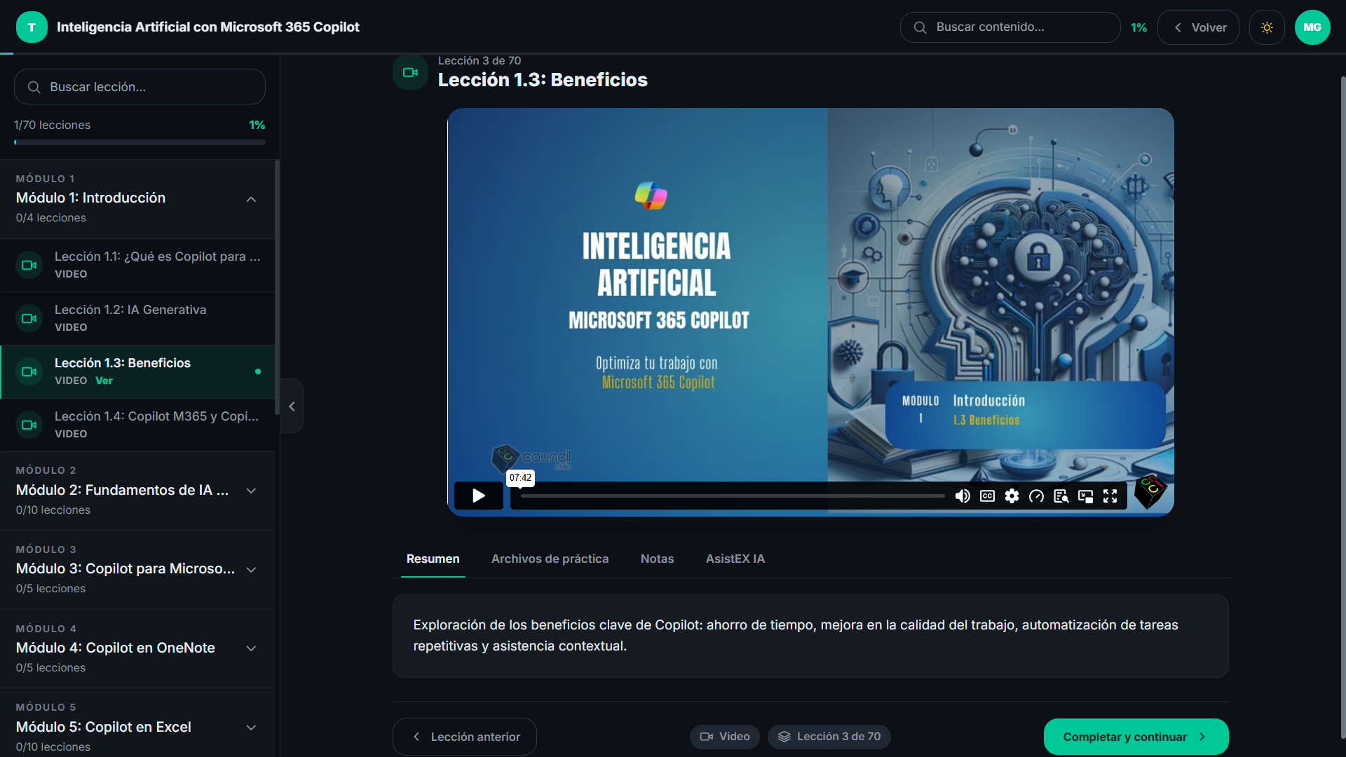 Experiencia del Alumno